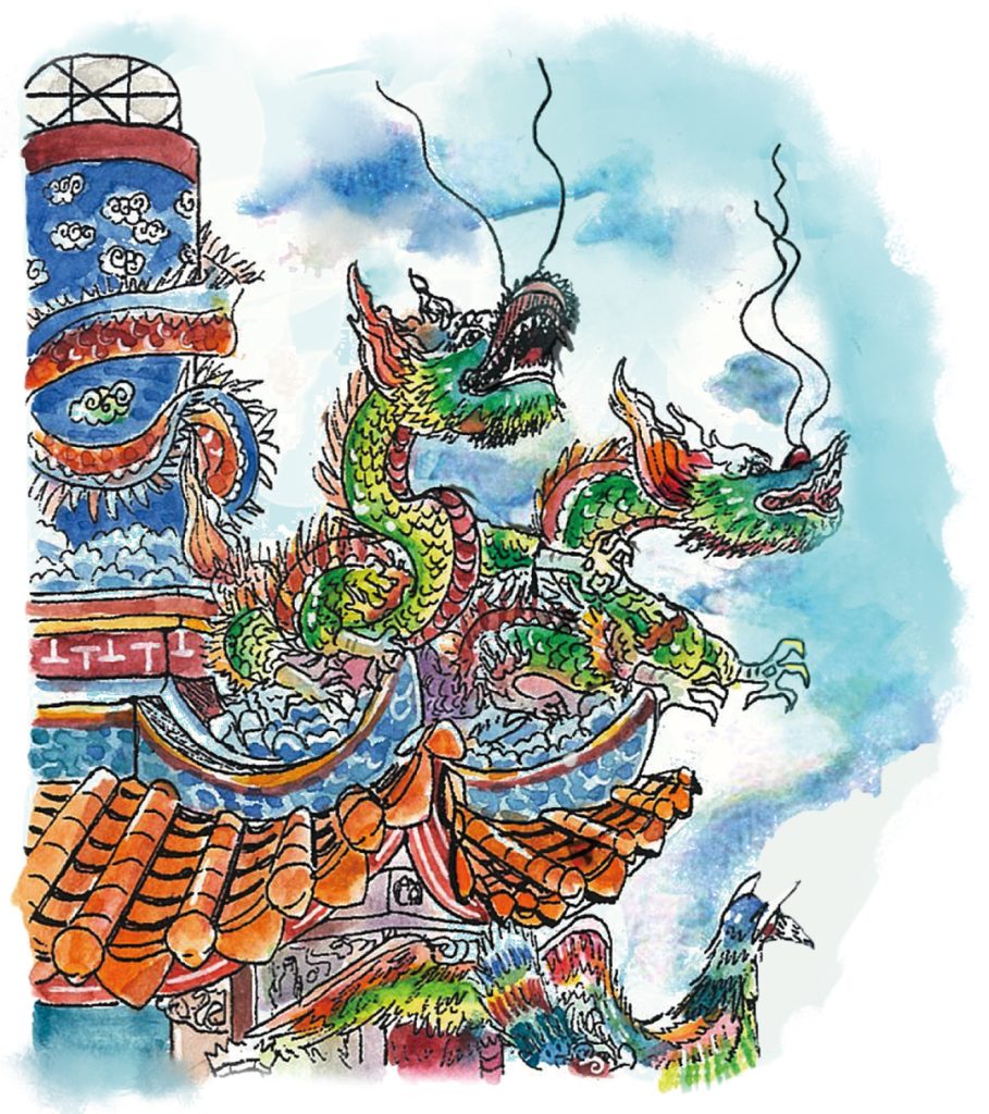 金爐上交趾陶