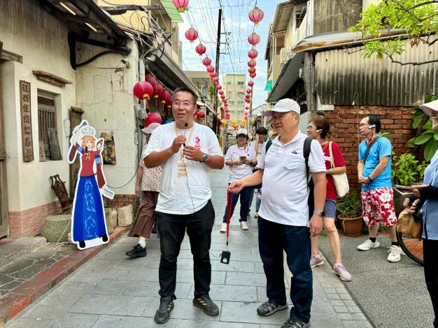 咪奈咪尋友記活動照（資料來源：截圖自臺南市中西區公所發布之新聞報導）