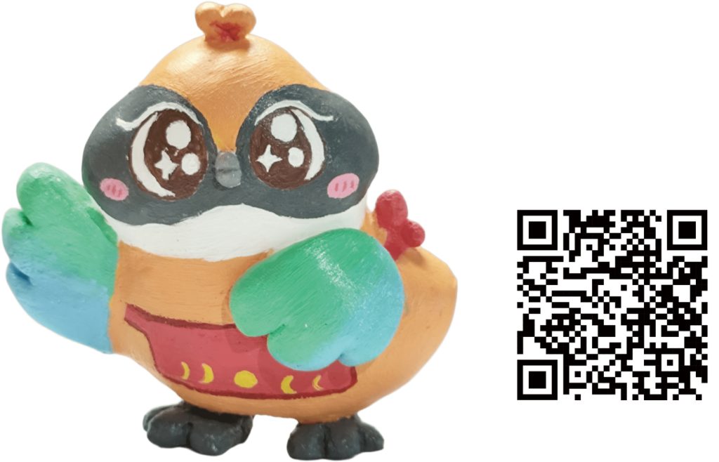 AR互動小公仔-小八