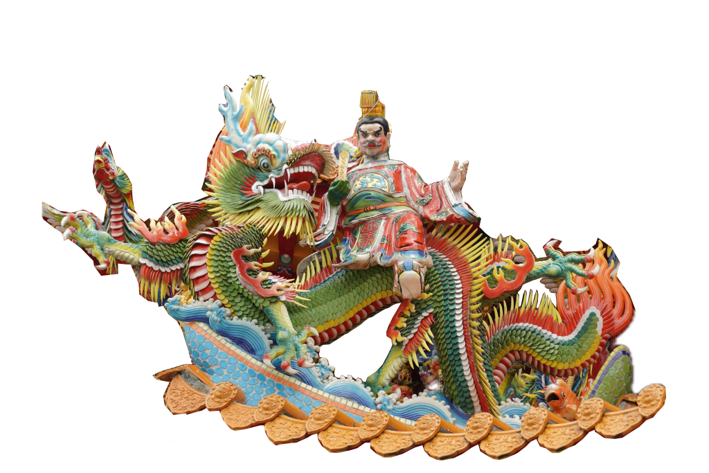 成功廟屋頂工藝 交趾陶&剪粘