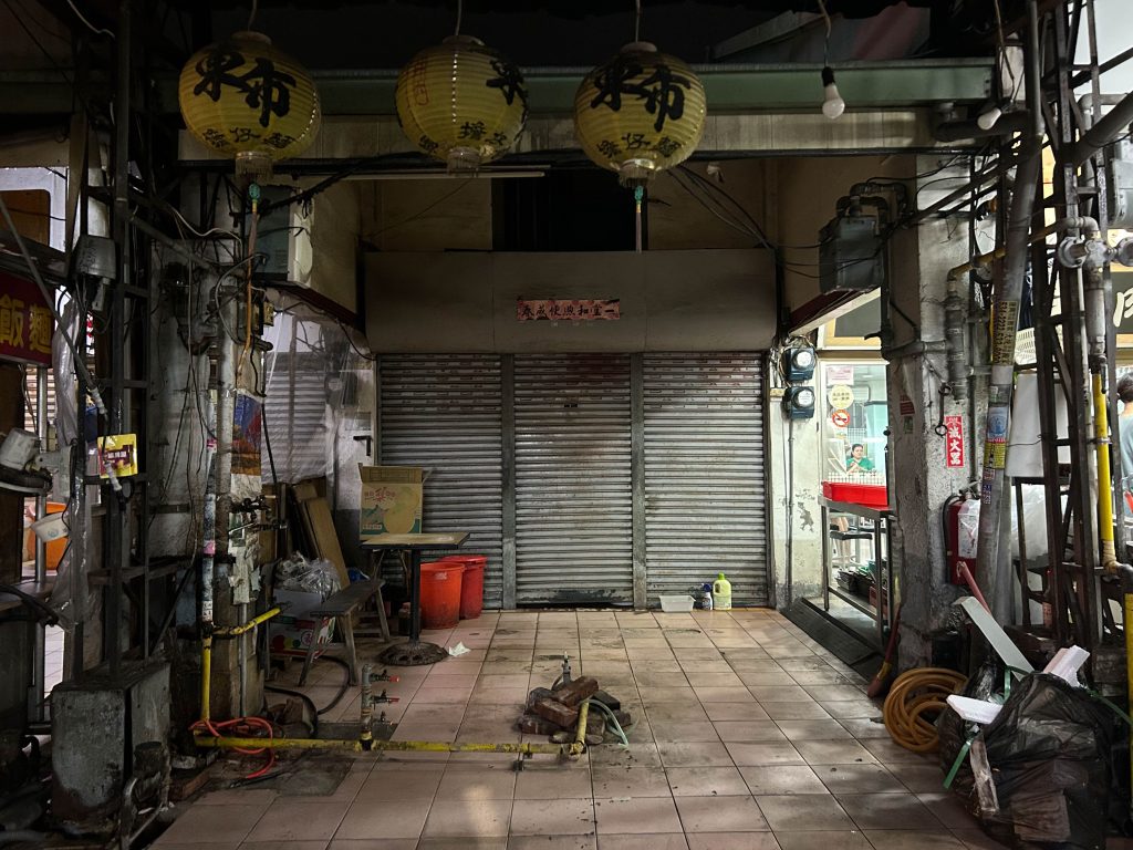 斗六東市場拆遷前一角