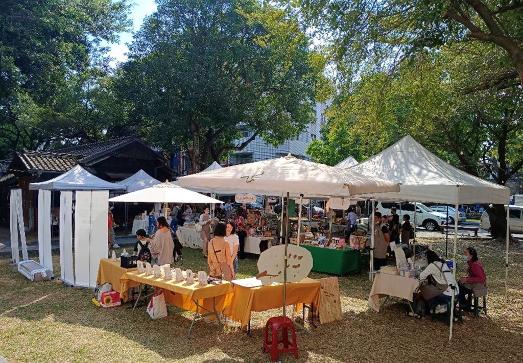 斗六雲中街日式宿舍群所舉辦的三小市集