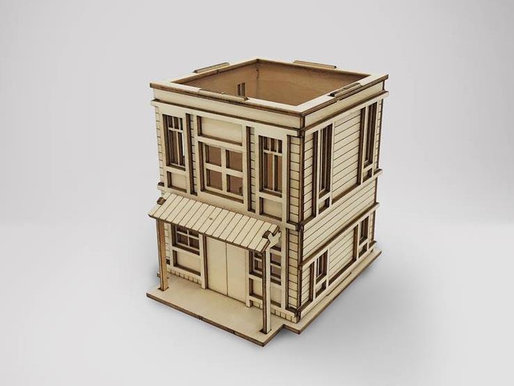 老街建築模型